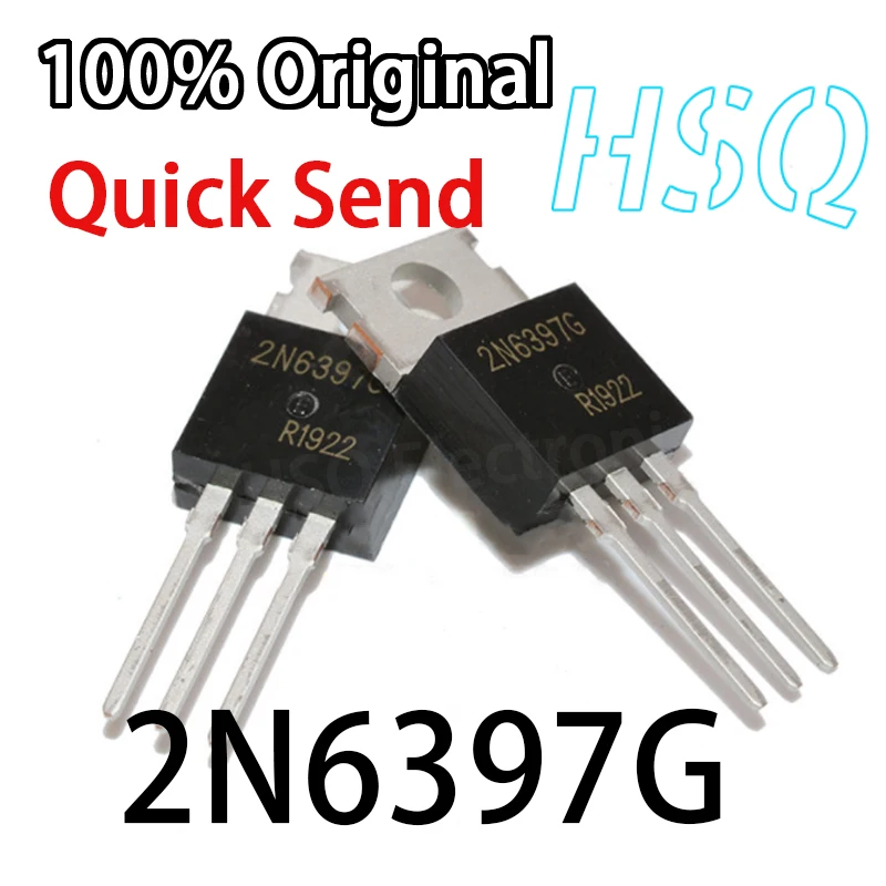 5PCS New 2N6397 2N6397G TO-220 Direct Triode Thyristor Rectifier