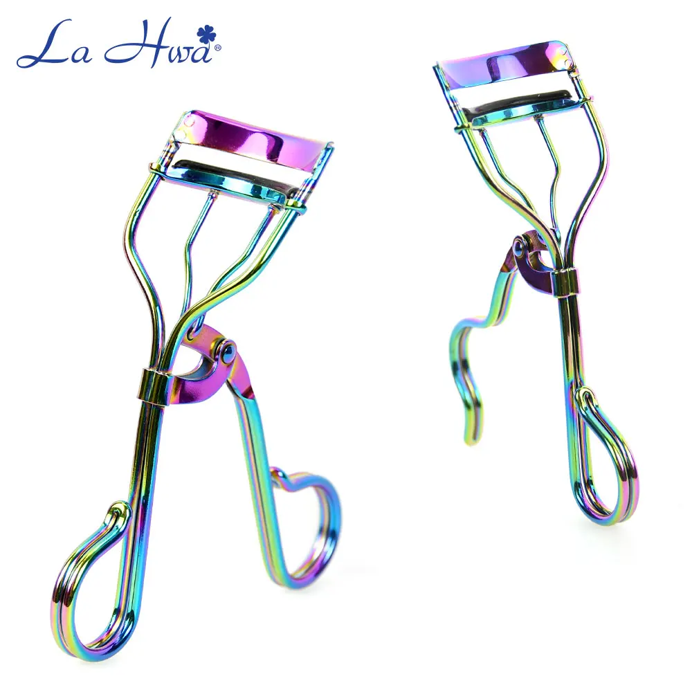 

1PC Eyelash Curler Nature Curl Eyelashes Extension Accessories Colored Titanium Lashes Makeup Tools Cosmetic Tweezers