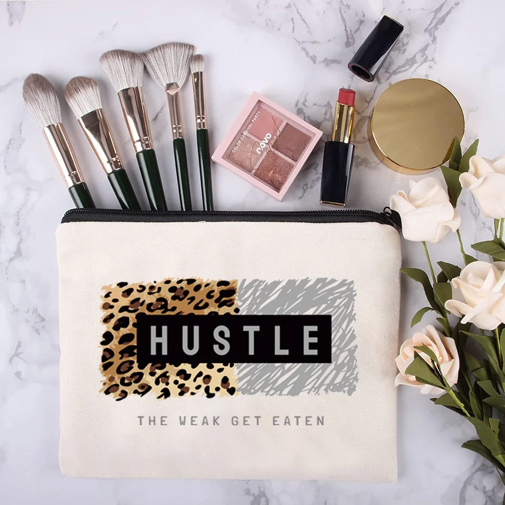 Leopard Pattern Seires Cosmetic Bag Women Neceser Makeup Bag Zipper Pouch Travel Toiletry Organizer Wash Bags for Wedding Party