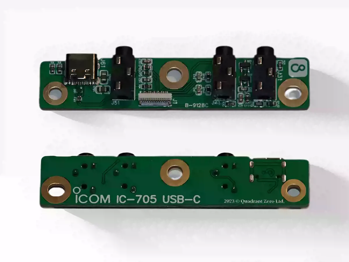 IC-705 Amateur Radio Transceiver Type-C USB-C Interface Upgrade Board