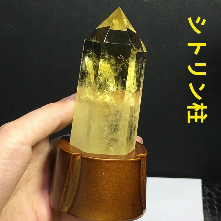 colonne-de-cristal-jaune-naturel-polie-avec-base-decoration-de-bureau-a-domicile-ornement-hexagonal-a-pointe-unique-effet-arc-en-ciel