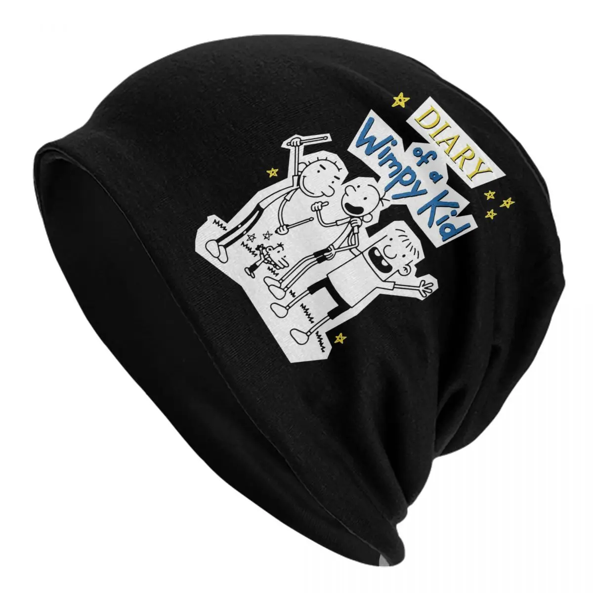 

Diary Of A Wimpy Kid Group Men Women Adult Beanies Caps Knitted Bonnet Hat Warm Fashion Autumn Winter Outdoor Skullies Hats