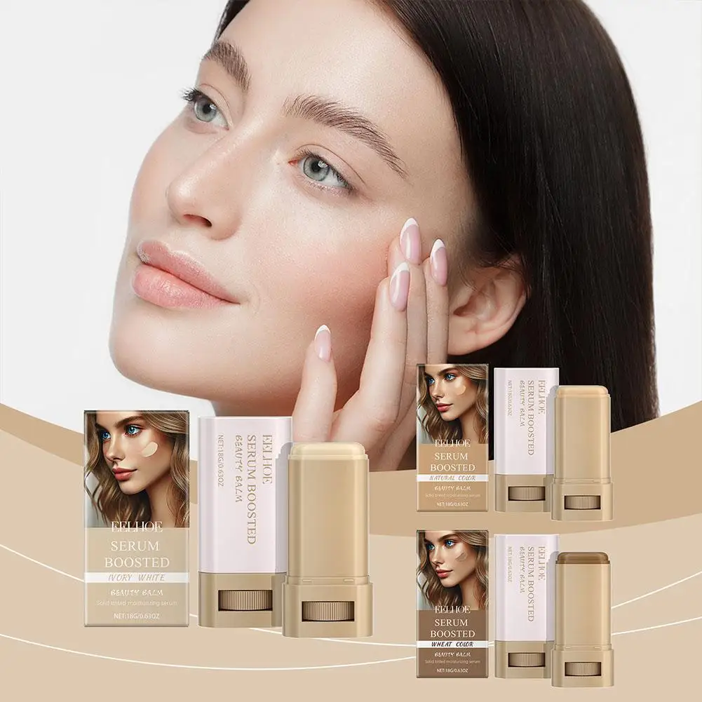 كريم الأساس عصا بلسم التجميل المصل تعزيز الجلد تينت عصا الصلبة عصا ترطيب مصل كونتور الوجه ملون الأساس T3W6 #2