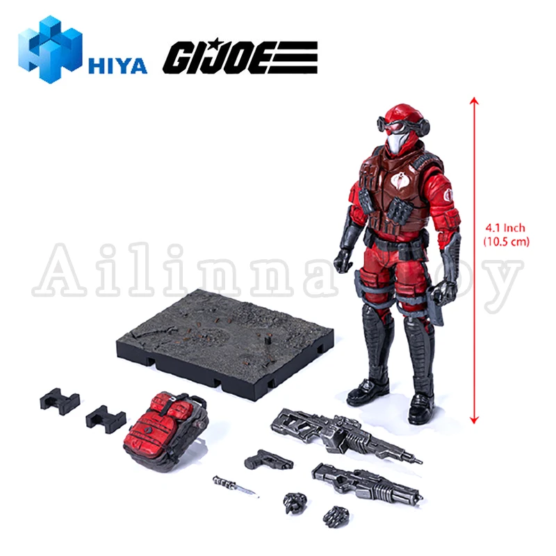 [Précommande] figurine d'action HIYA 1/18 4 pouces, Mini série exquise G.I.Joe Crimson Viper Anime pour cadeau