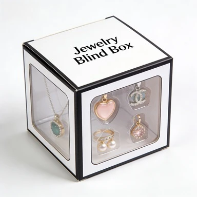 

Mystery Jewelry Box – 2-4 Random Accessories: Rings, Necklaces, Belt & More – Surprise Gift for Teens & Adults