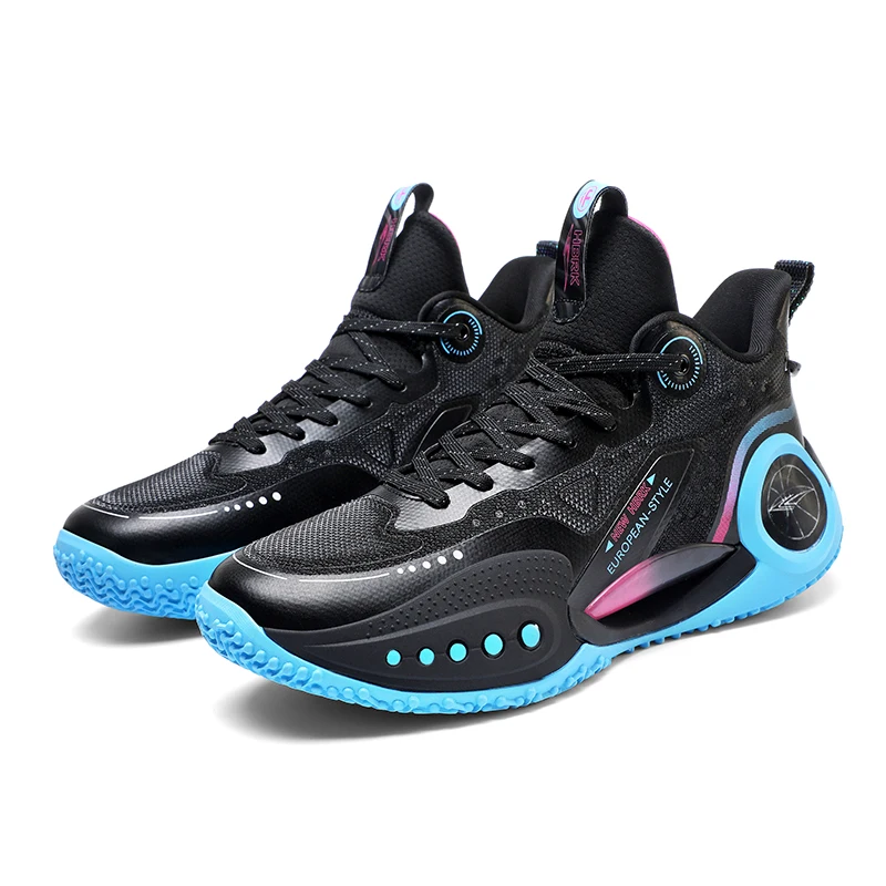 

Sports and leisure shoes, men's shoes, marathon oversized air cushioned shoes, fly woven all season rubber, wear-resistant, anti