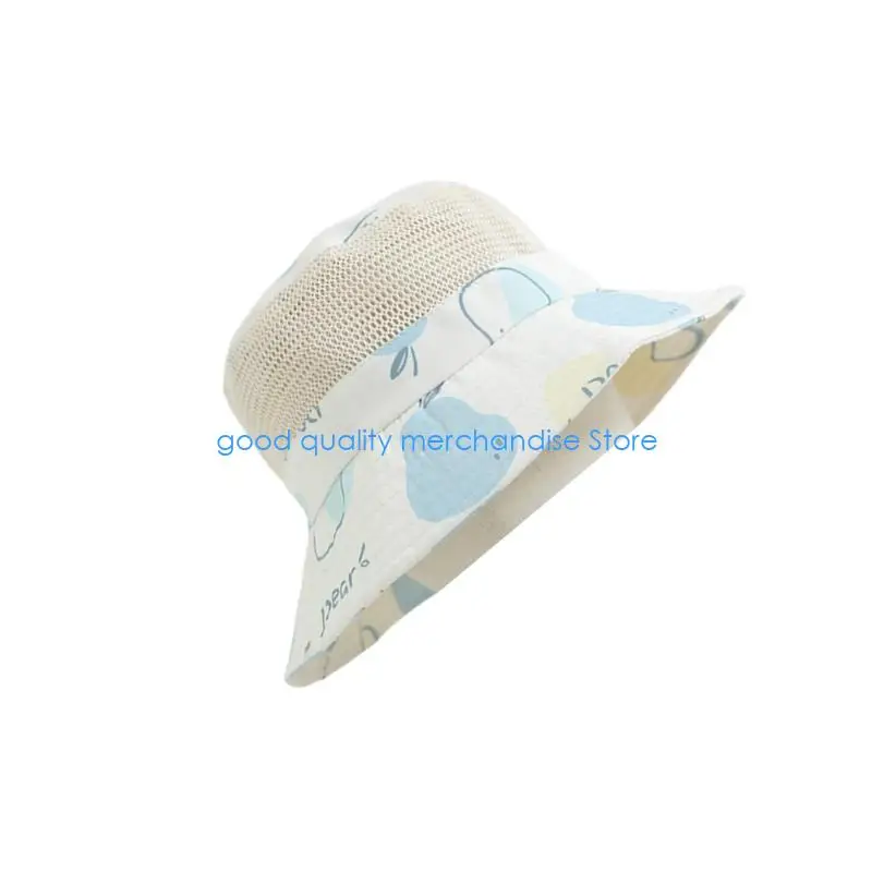 قبعة Y5JD للأطفال للحماية من الشمس من نسيج شبكي قابل للتنفس وقابلة للطي ذات حواف واسعة للتخييم على الشاطئ والمغامرات الخارجية #2