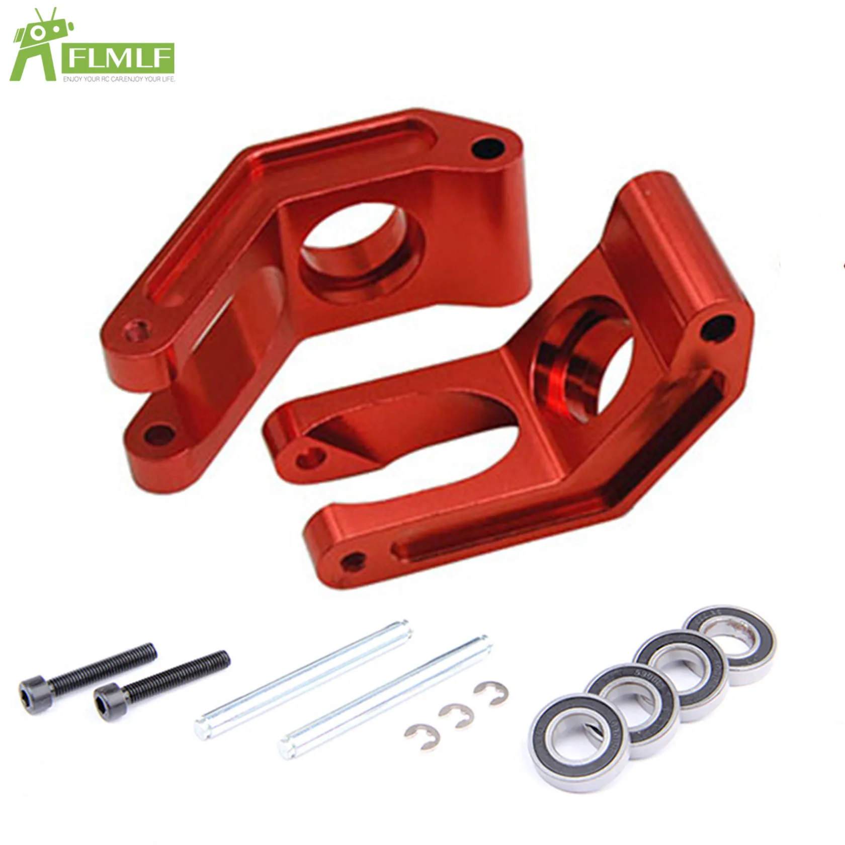 Alloy CNC Rear Wheel Hub Carrier Kit Fit for 1/5 HPI ROFUN BAHA King Motor ROVAN BAJA 5B 5T 5SC Rc Car Toys Games Parts