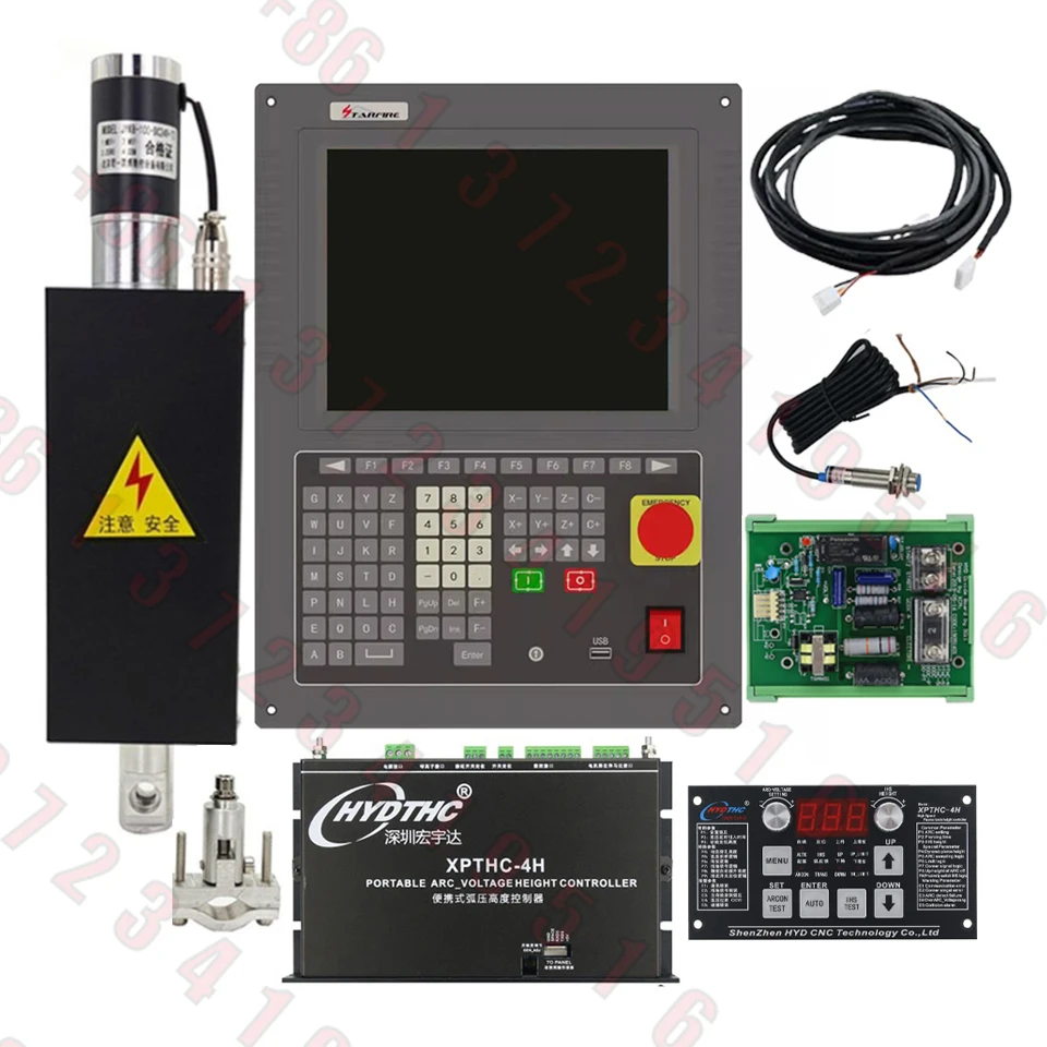 

Starfeng Sf-2300s Plasma Flame Cutting System Cnc Controller + Xpthc-4h Arc Voltage Height Adjuster + Jykb-100-dc24v-t3