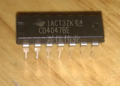 10PCS New original authentic CD4047 CD4047BE DIP14 logic chip logic - multi-frequency oscillator