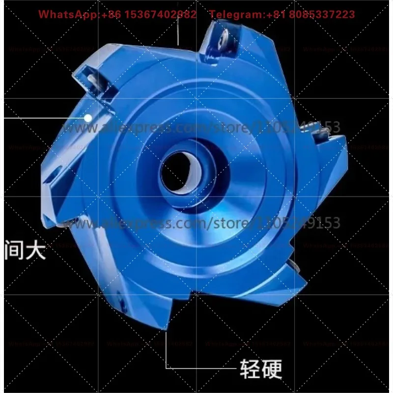 BT40 numerical control 45 degrees flying cutter head BT30 bridge adjustable cutter head 90 degrees