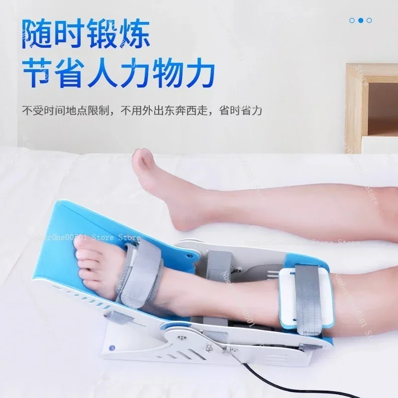 Ankle Rehabilitation Trainer for Foot Drop Dorsiflexion Home Exercise Equipment Post Fracture Recovery Improves Squat Mobility