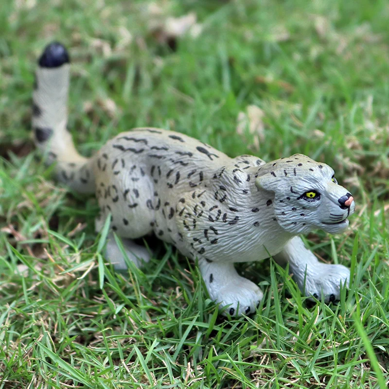 Oenux Simulation Wilde Tiere Bengalkatze Tiger Katze Luchs Caracal Leopard Action Figur Figuren Modell Bildung Miniatur Kind Spielzeug – Detail 20