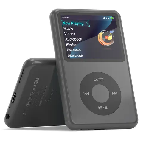 เครื่องเล่น MP3 แบบพกพาขนาด 128GB ลำโพงบลูทูธและวิดีโอ, เครื่องรับวิทยุ, เครื่องเล่นเพลงดิจิตอล, อินนิโออาซิส วาย 1 เครื่องเล่นเพลงเสียงไฮไฟ