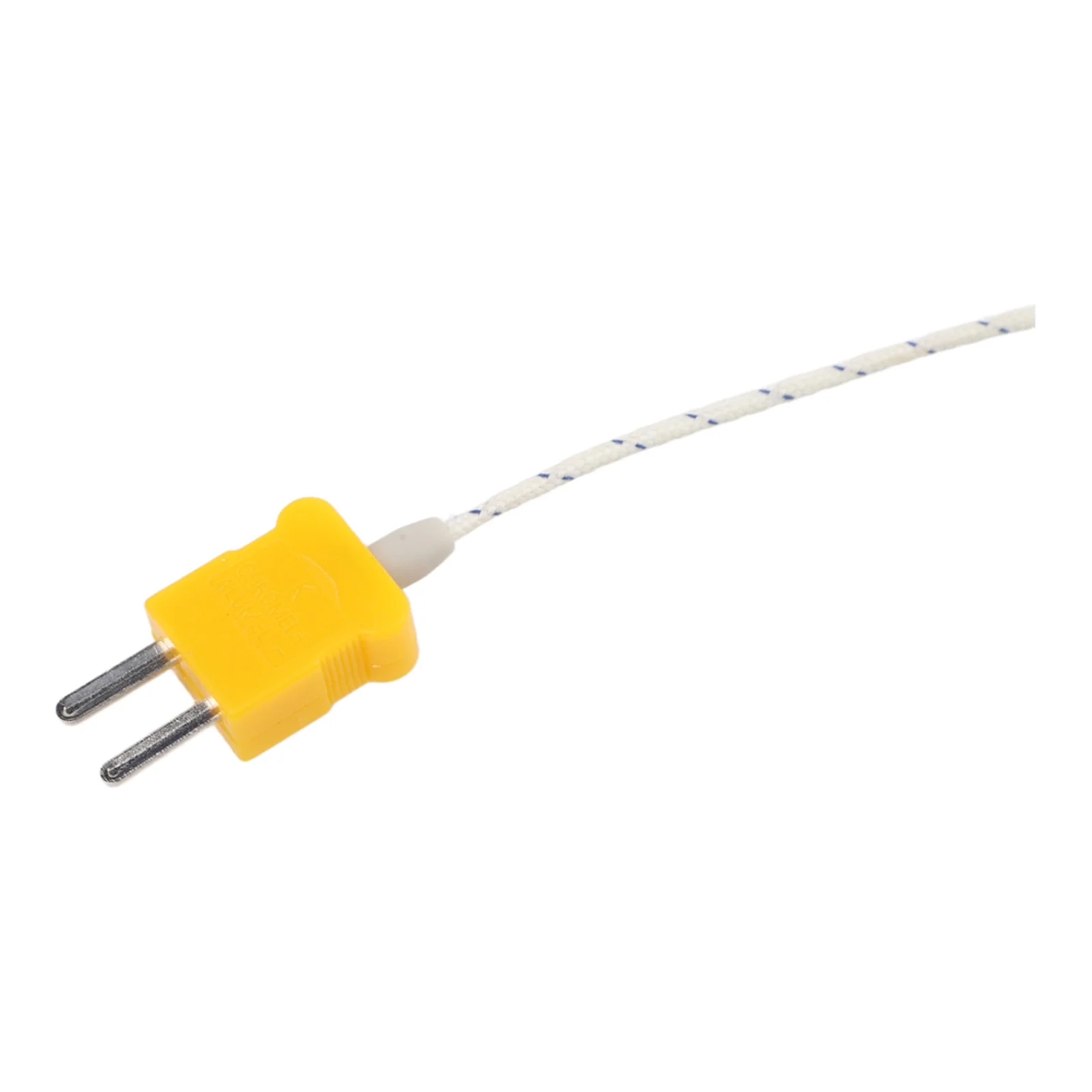 K-Type Thermocouple Probe for Digital Thermometer Support with 1 Meter Fiberglass Cable and 0.4mm Conductor Diameter