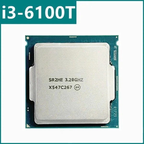 I3-6100T I3 6100T 3.2 GHz Dual- Quad-Thread CPU 3M 35W LGA 1151