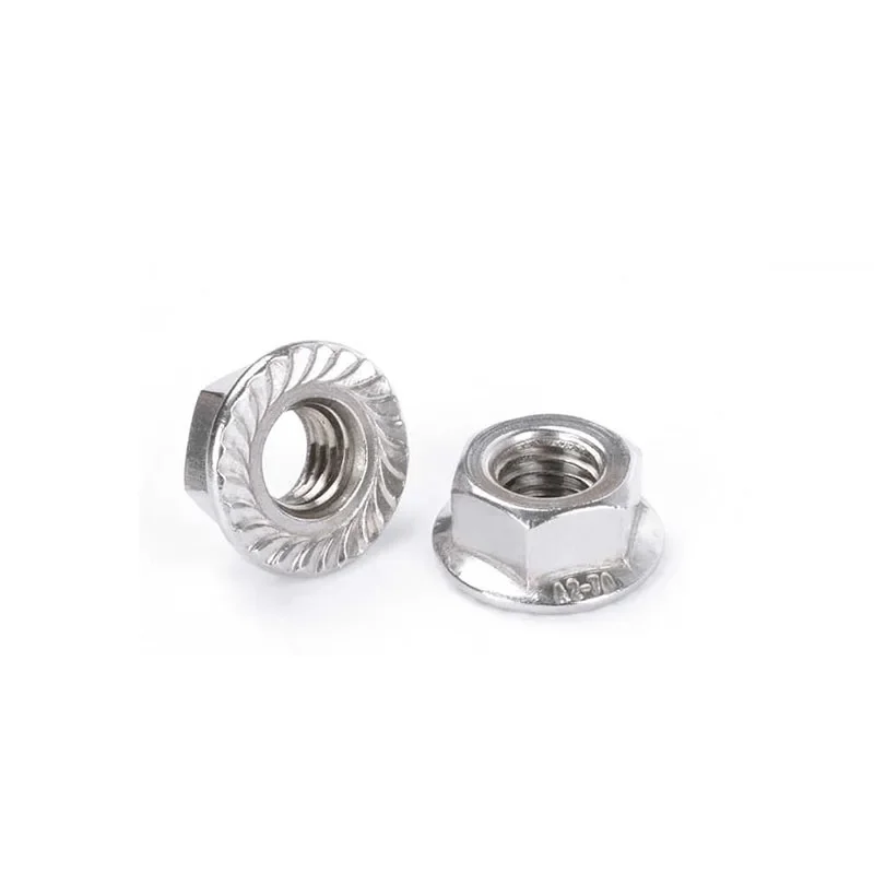 

M3 M4 M5 M6~M12 Colored zinc 304 A2 Stainless Steel Hex Flange Nylon Insert Lock Nut Self-locking Nylock Locknut 10/20/25/50pcs
