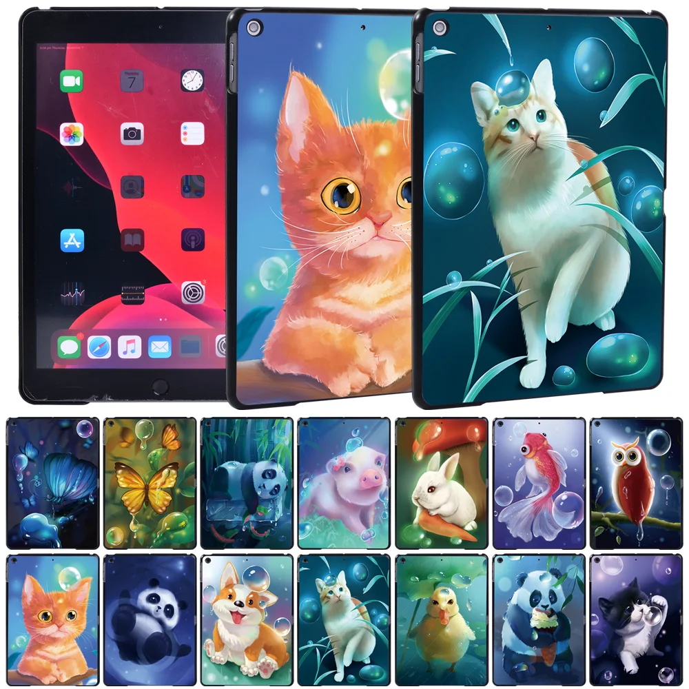 

For Apple IPad 9th/7th/8th Gen 10.2/Mini 1/2/3/4/5/iPad 2/3/4/5th 6th Tablet Cover Hard Back Case for IPad Air 5th 4th 10.9"