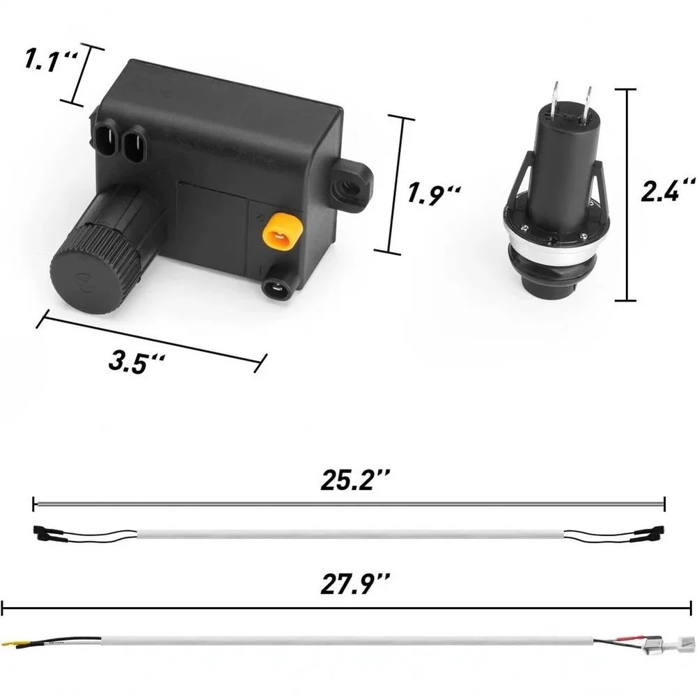 for Weber For Spirit 210310 Grill Ignition Kit Fits E210 S210 E310 SP310 2013 Newer Models Robust Cable Up to 200C