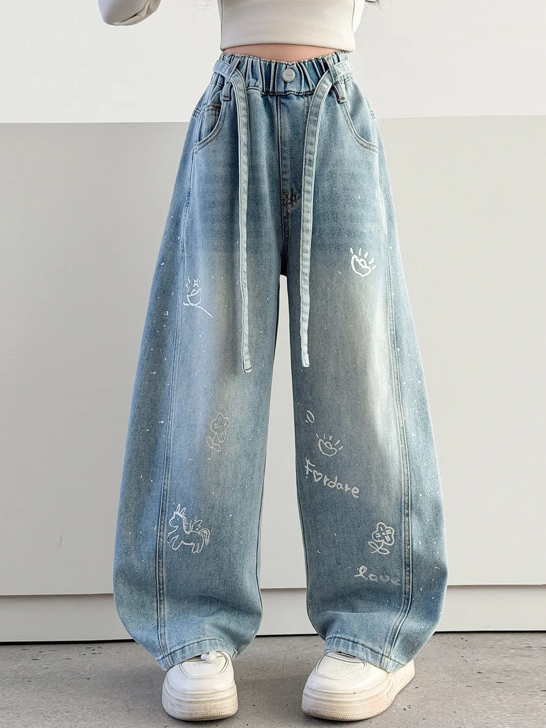 jeans-a-gamba-larga-per-ragazze-elsa-keith-moda-casual-primaverile-e-autunnale-pantaloni-lunghi-con-vita-elastica-per-eta-3-14-anni