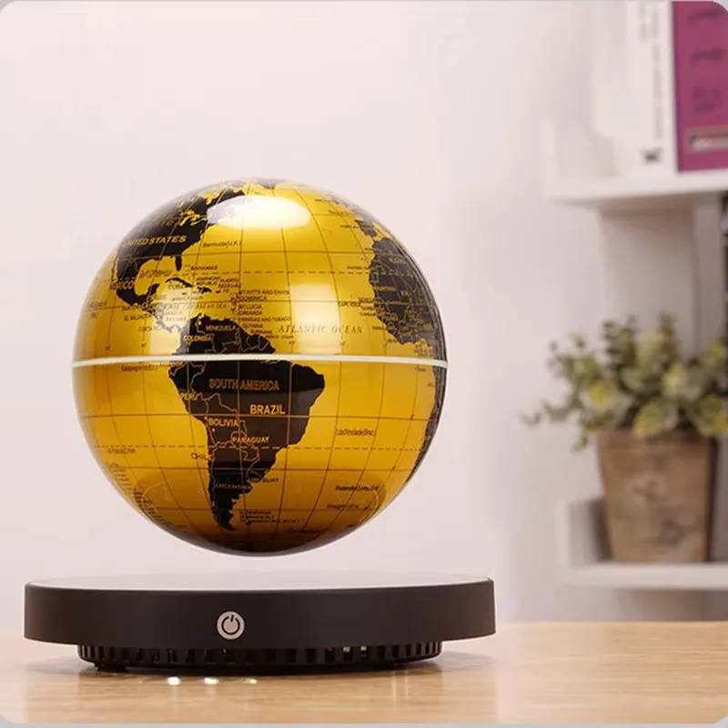 Levitating Rotating Globe,  LED Night Light, Desktop Dec-or Gi-ft