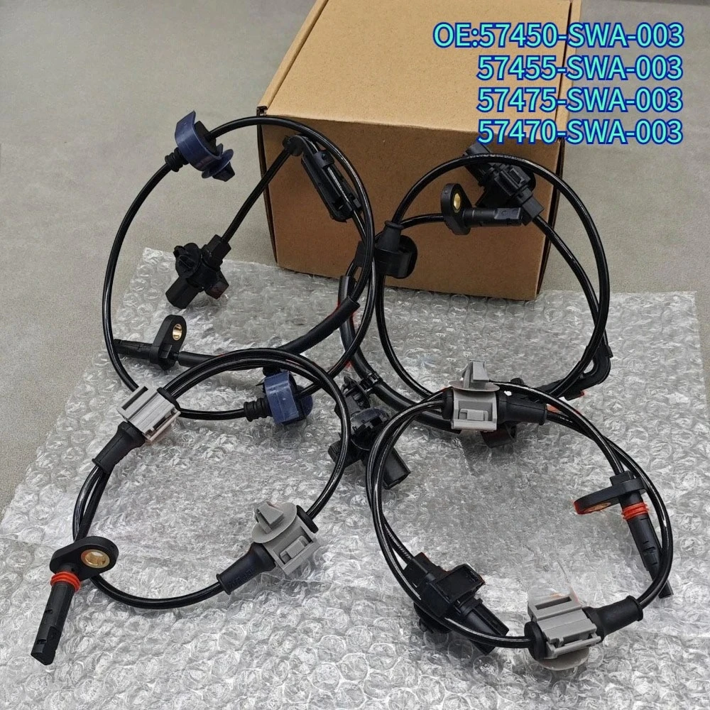 Original High quality New For 4PCS 57455-SWA-003 57450-SWA-003 FL FR RL RR New ABS Wheel Speed Sensor