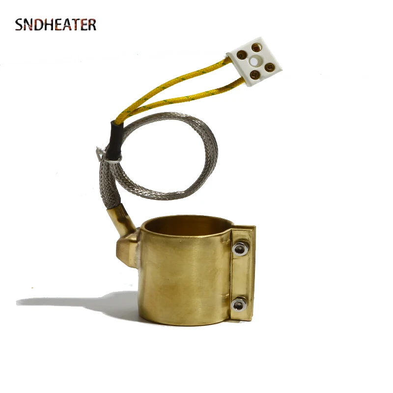 

SNDHEATER электрический нагреватель медной ленты 220 В 55x40-60 мм 350-420 Вт латунный нагревательный элемент для заводской машины для резки ленты 1 шт.