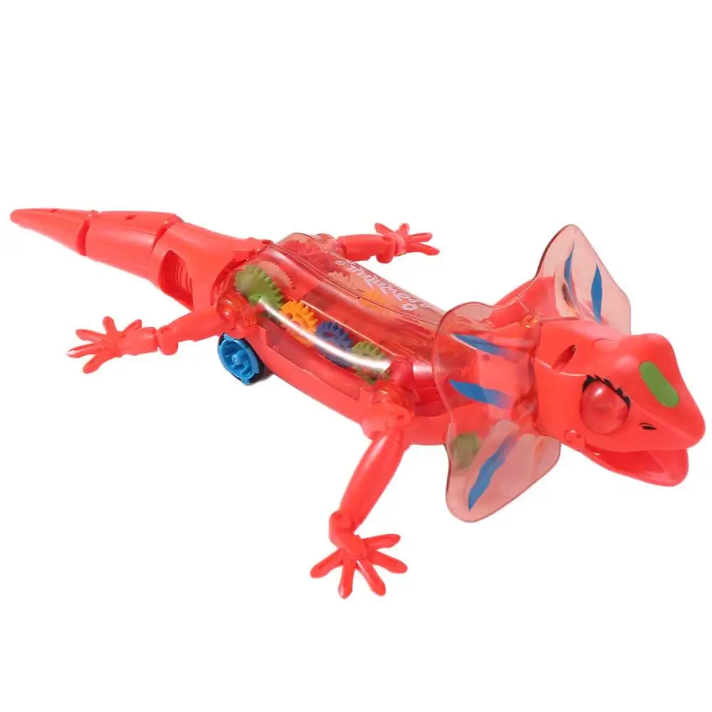 

Robotic Model Electronic Pets Lizard Sounds Lights Lizard Lizard Walking Electronic Anime Transparent