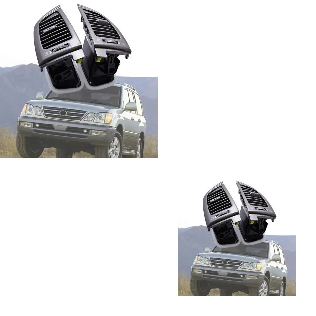 Panel Outlet Assembly Pair 70042AB for 2003-2007 Interior Service Part with Left and Right Pieces, Manual Louvers