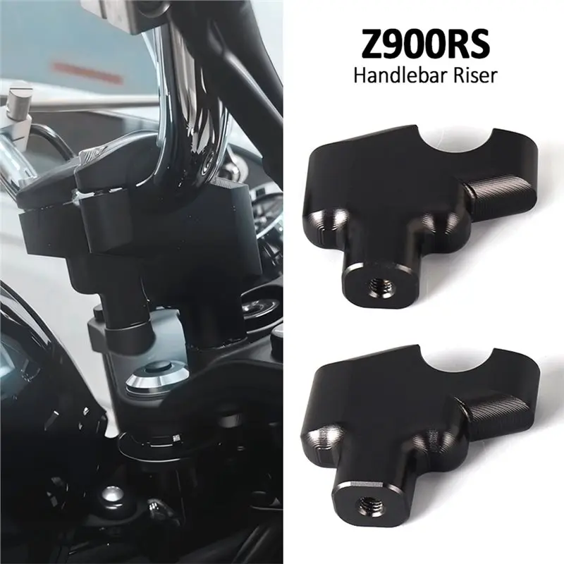 A98M For Kawasaki Z900 RS Z900RS 18-25 Handlebar Riser Lift Booster With Offset Risers Clamp Extension Adapter Motorcycle Access