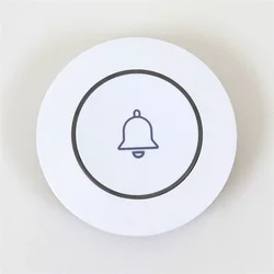 1 Uds. Control remoto inalámbrico de 433MHz alarma de una tecla para hogar inteligente botón de llamada de emergencia SOS timbre inalámbrico con botón de emergencia