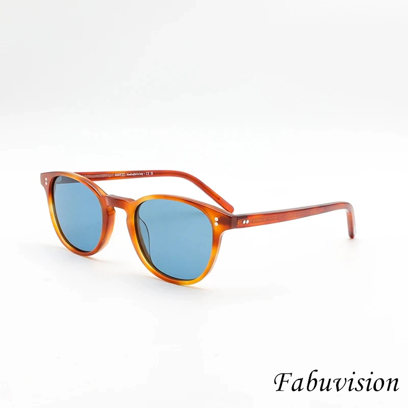 Men's Sunglasses For Women Polarized OV5219 Fairmont Oval Retro Vingtage Acetate Female Male Sunglasses Trend Shades