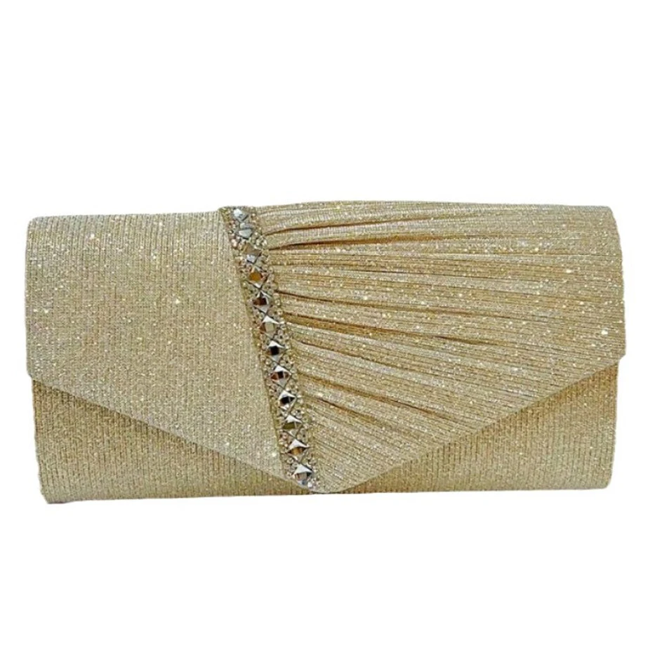 

New Sparkly Rhinestone Clutch Bag for Women Glamorous Envelope Evening Bag Elegant Princess Handbag for Gala Prom Bridal Events