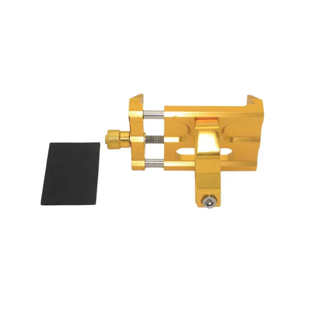 

Motorcycle Bike Handle Handlebar Phone Mount Holder Phone GPS - Gold
