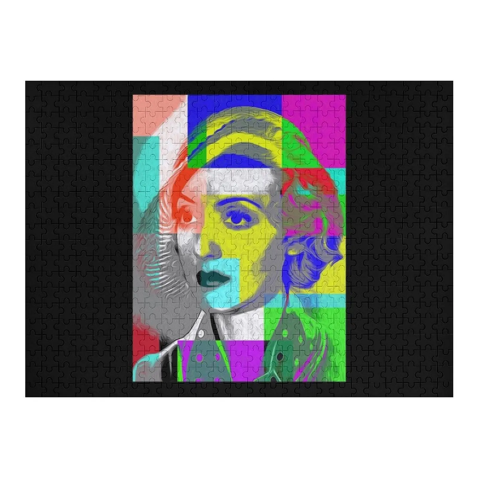 

Bette Davis 4 Vintage Classic Jigsaw Puzzle Game Children Personalized Custom Name Child Toy Puzzle