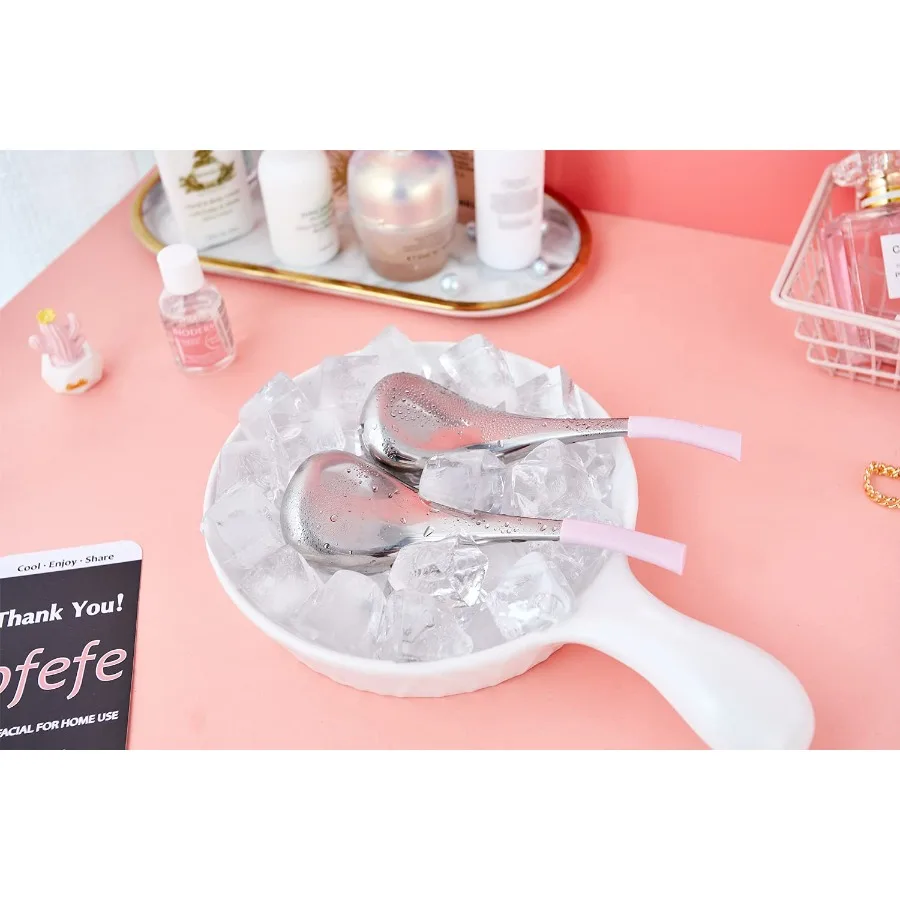 Cryo Sticks العناية ببشرة الوجه كرات الثلج للنساء الوجه عيون الفولاذ المقاوم للصدأ أدوات تجميل الوجه للفتيات السيدات أدوات التجميل