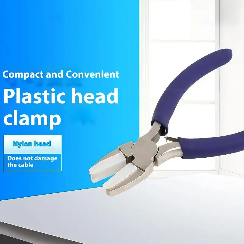 1Pc Flat Nose Pliers Double Nylon Jaw - Jewelry Wire Straightener Plier Craft DIY Tool for Jewelry Making | DIY Craft Tools