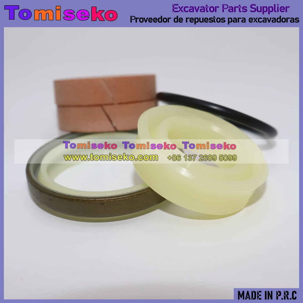 Seal Kit For Komatsu Excavator PC60-6 PC60-8 PC70-7 PC70-8 PC75UU Idler Cushion Track Adjuster Cylinder
