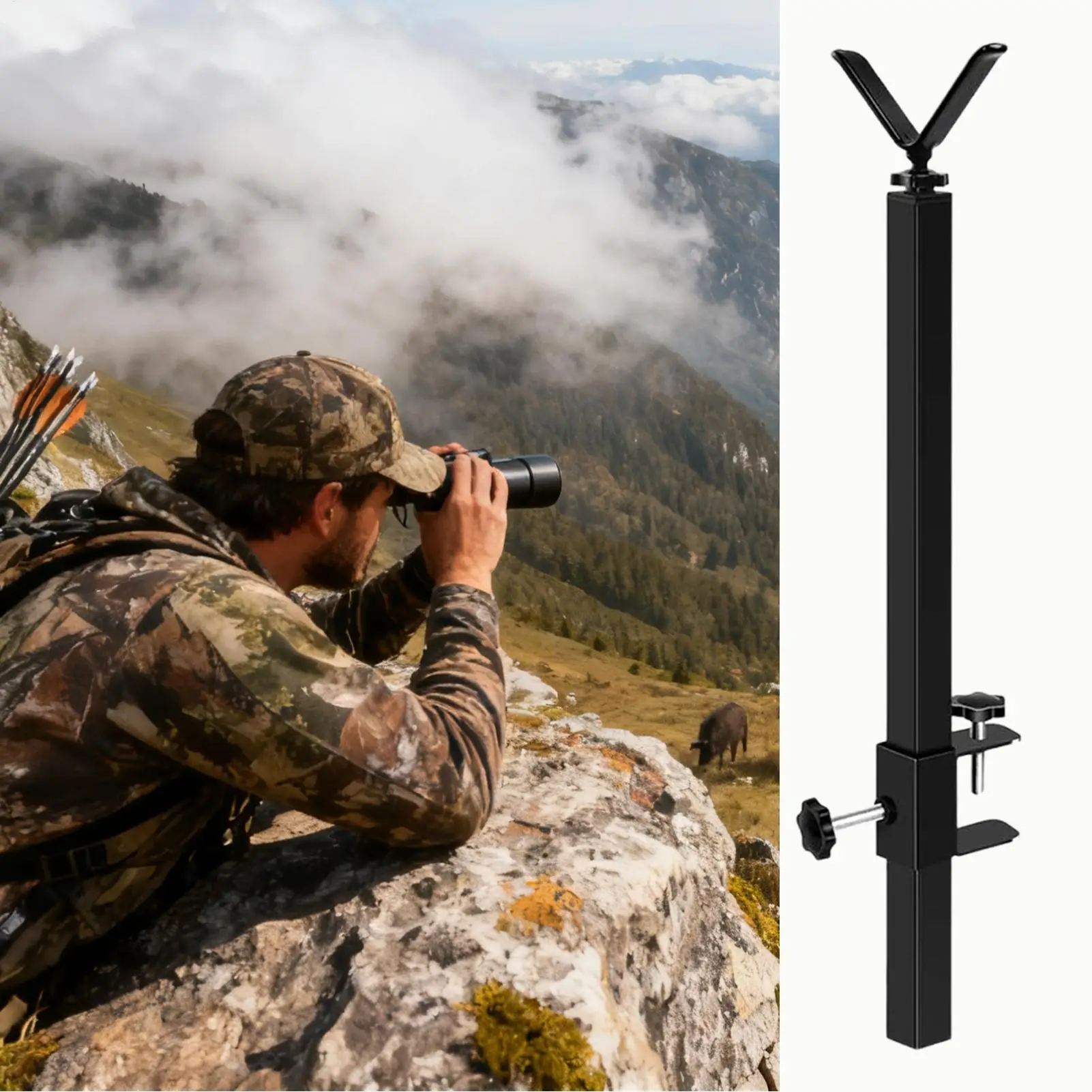 Adjustable Camera Stand For Outdoor Shooting Portable Tripod For Phone Photography, Compact Vlog Holder For Travel Hiking