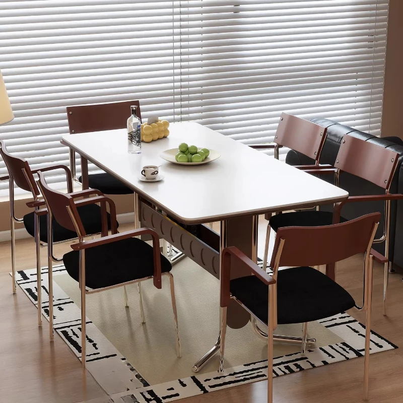 

Restaurant Designer Dining Table Lounge Writing Service Nordic Dining Table Modern Luxury Mesas De Comedor Kitchen Furniture