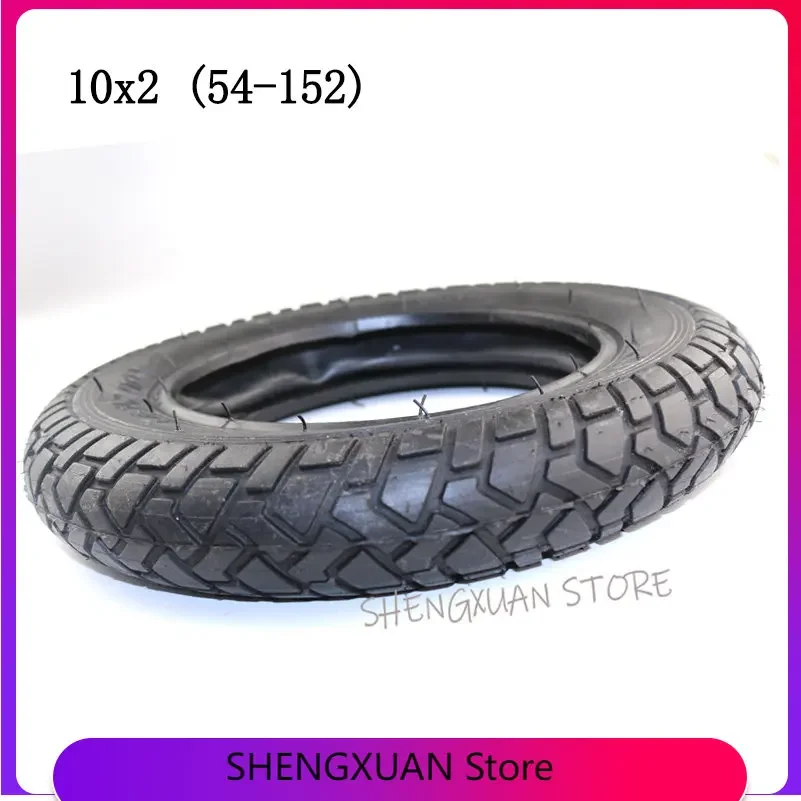 10x2 Tire for Electric Scooter Self-Balance Car 10 Inch 10X2.0(54-152) Wear Resistant Thickened Off-road Inner Tube Outer Tyre