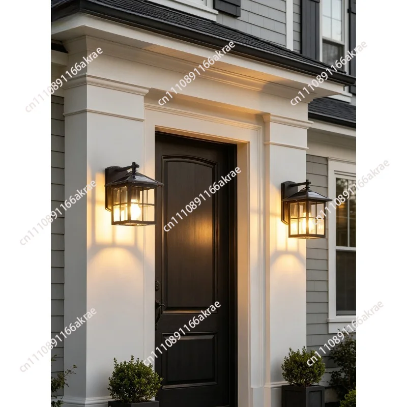 Outdoor Wall Light Chinese Solar Garden Light Induction Outdoor Waterproof Villa Balcony Terrace Garden Gate Wall Light