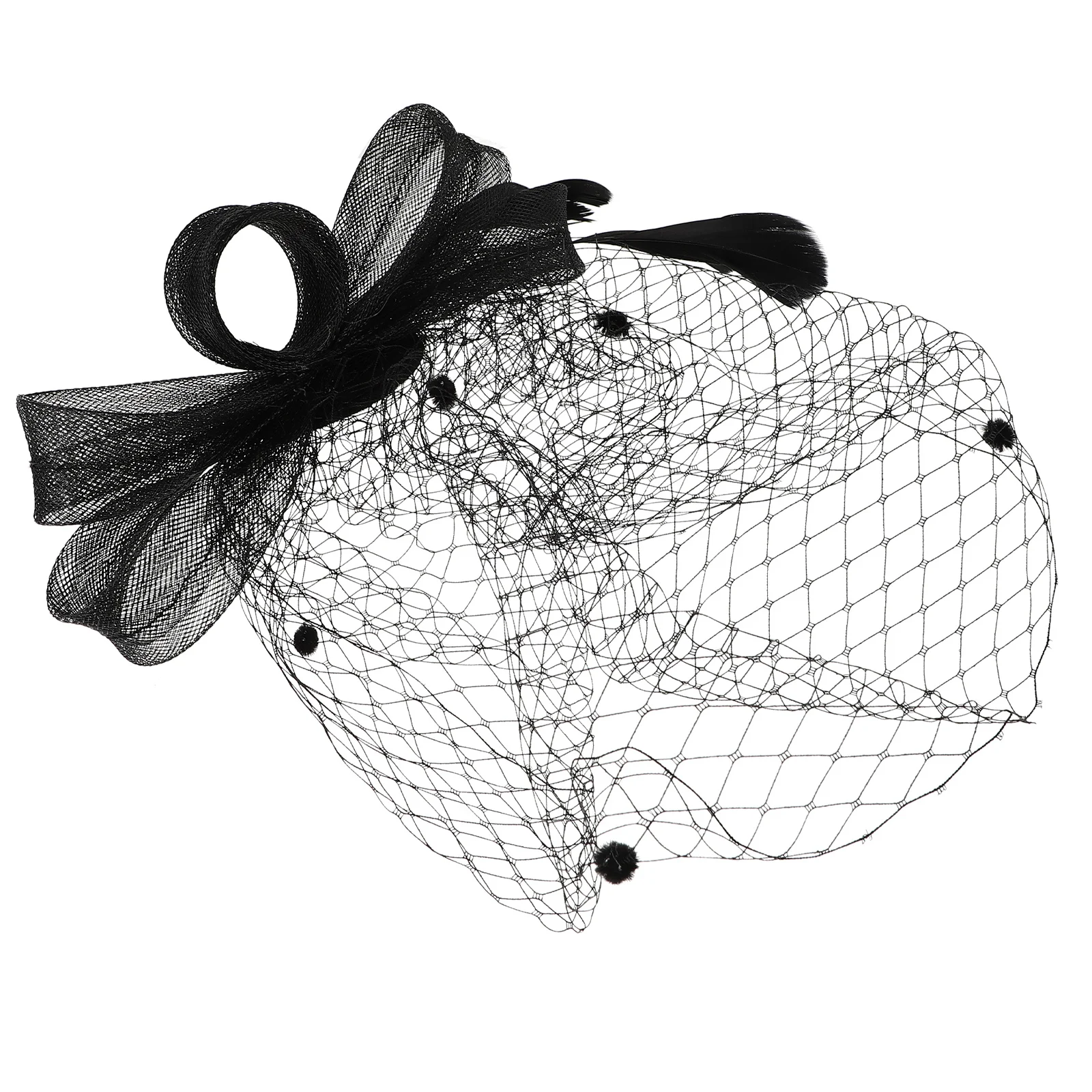 

Elegant Wedding Veil Fascinator Birdcage Veil Hair Clip Mesh Lace Headband Bridal Party Hair Accessories Fascinator Hat