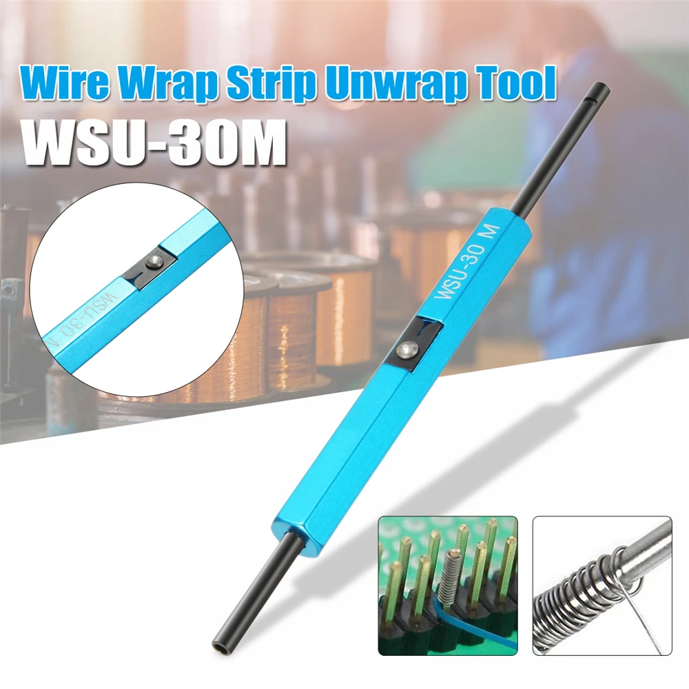1Pc WSU Wire Wrap Strip Unwrap Tool For AWG 30 Cable Prototyping Wrapping Hand Tools