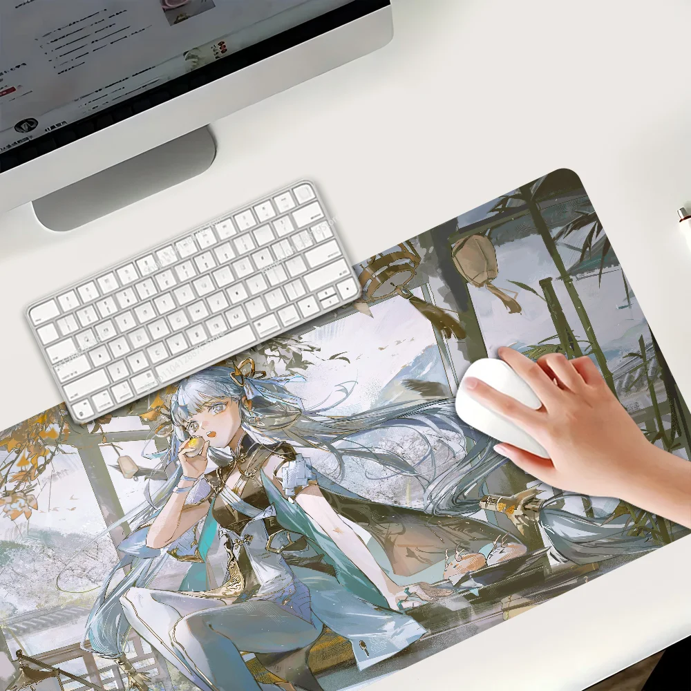 Wuthering Wave Jinhsi Gaming Mouse Sub, Deskvirus Keyboard Polymer, Desk Protector, Desk Pads, Accessoires PC