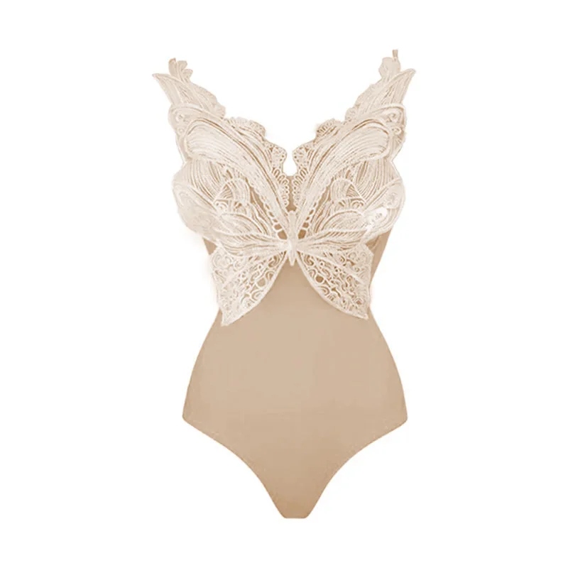 

Sexy Lace Bow Trim Solid Swimwear Women One Piece High Waisted Bikini Swimsuit 2025 New trend Bodysuit for Beach Vacation