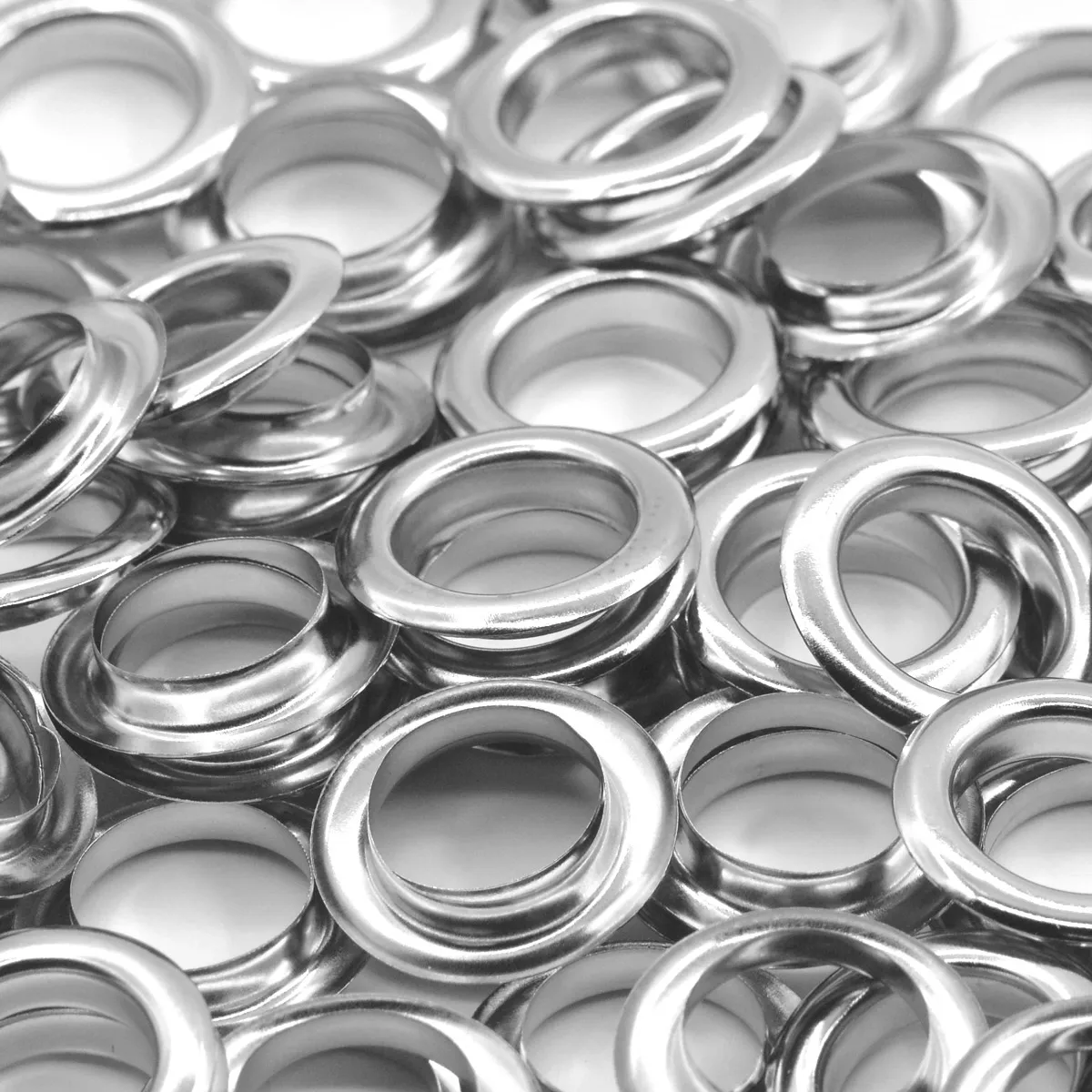 20sets 17mm Brass Material Silver Color Grommet Eyelet With Washer Fit Leather DIY Craft Shoes Belt Cap Crafr Supplies