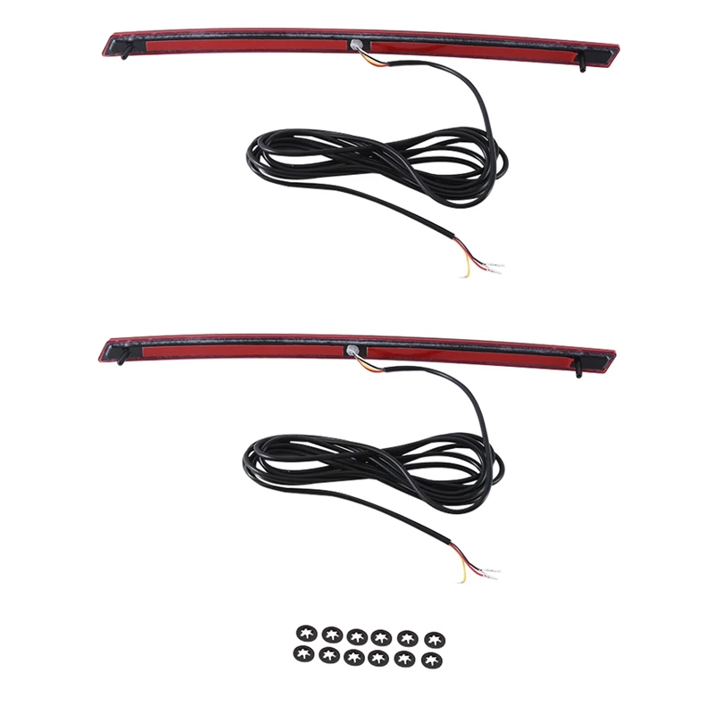 

1 Set Car Rear Bumper Tail Light Red LED Reflector Brake Lamp Warning Turn Signal Light Replacement For Ford Kuga 2017-2020