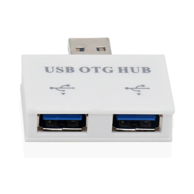 USB Hub Adapter Converter Male To Twin Charger Dual 2 Port For PC Computer Accessories USB 2.0 Splitter Hub 2 Ports