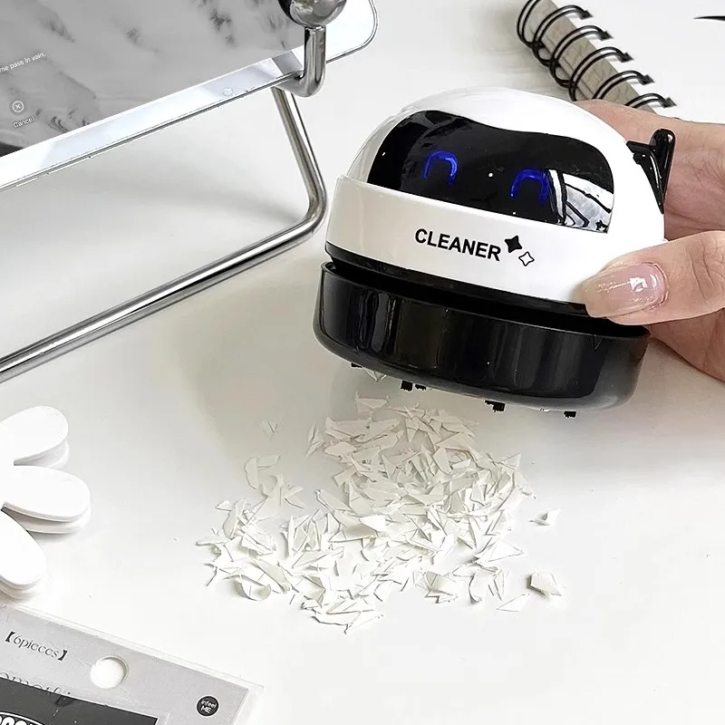Desktop Vacuum Cleaner, Office Keyboard, Student Eraser, Debris Cleaner, Handheld Vacuum Cleaner, Wireless Charging Model